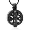 Pendant Necklaces Cremation Jewelry Tree Of Life Urn Necklace For Ashes Holder With Cylinder Locket Memorial Keepsake