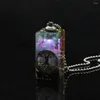 Collane con ciondolo Albero della vita Collana con orgonite e orgonite a luce led Chakra Guarigione Cristalli Pietre Gioielli