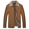 Men's Jackets High Quality Winter Jacket Men Thicken Coats Fur Collar PU Leather Windbreaker Man Coat Chaquetas Hombre WXF465Men's