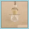 Verpackungsflaschen Glas Auto Diffusor Holzkappe Kunststoffspitze pro Duft 5 ml leerer Behälter Sn2382 Drop Lieferung Büro Schulbusin Dhwn0