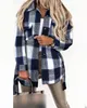 Women's Wool Blends 2023 Vinter senaste stilkontor Lady Women of Quality High-End Retro Open Stitch Casual Young Full Sleeve Slim Clothwo