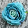 Decorative Flowers 50pcs/lot Artificial Big Rose Heads High Quality Flower Simulation DIY Silk Floral For Wedding Party Home Decoration