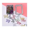 Fournitures de classement Mixte Mticolor Paper Clips 3 Styles Formes d'animaux mignons Bureau pour Scrapbooks Bookmark School Notebook Paperclip Drop DHI8V