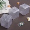 Geschenkpapier 50 Stück PVC Transparent Clear Dot Candy Box Quadratische Schokoladenschachteln für Hochzeit Geburtstag Weihnachten Party Dekor
