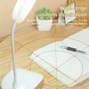 Lampes de table USB tactile lampe à LED bureau portable 3 couleurs réglable en continu veilleuses protection des yeux chevet chambre