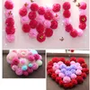 Flores decorativas 50 piezas 14 "(35 CM) Pom Poms Ball-Tissue Paper Bouquet Flores-Bodas-Cumpleaños-Decoraciones-Baby Shower