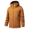 Racing Jackets Autumm Windproof Waterproof Men Cycling Jacket Hoodies Mountain Bicycle Solid Color Coat Breathable Comfortable Hiking