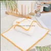 Other Kitchen Tools Dishwashing Cloth Wholesale Household Nonstick Oil Rag Bamboo Fiber Degreasing Cleaning Lazy Absorbent Drop Deli Otpvf