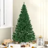 Juldekorationer 210/180/150/120 cm kryptering Green Tree Mini Artificial Decoration Santa Year Party