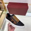 2023 Moda uomo scarpe firmate 5 colori confortevole fondo in pelle Luxury Mens party sport casual sneaker da ginnastica scarpa nave veloce mkjkkk21562