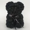 Flores decorativas Dia dos namorados Presente 25 cm Rosa vermelha Teddy urso sabonete Flow