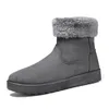 Laarzen heren winter 2023 mannen sneeuw waterdichte niet-slip schoenen voor casual mode enkel mannelijke wandel unisex schoen