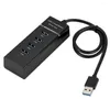 포트 2.0 3.0 3.0 USB 허브 스플리터 고속 멀티 어댑터 익스 피더 케이블 용 데스크탑 PC 노트북