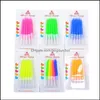 Bougies Couleur Solide Style Simple Cristal Fileté Fête D'anniversaire Bougie Adt Enfants Enfants Baby Shower Gâteau Décor Cadeau 10pcs / Set Drop Otjri