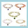Bracelets de charme Mal Eye Irregar Irregar Stones Devils Pulset Brange para meninas Presente Fashion Gold Ajust￡vel Cabine J Dhyjd