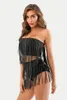 Casual Dresses 2023 Fashion Women Designer Black 2 Pieces Set Mini BodyCon Sleeveless Sexy