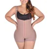Kvinnors shapers Shapewear Women Hombre Wide Shoulder Strap Stitching Spets Full Stitched Body Fajas Colombianas Originales