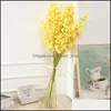 Dekoracyjne kwiaty wieńce symulacyjne jedwabny kwiat sztuczny taniec lady orc dom domowy stół ślubny