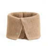 Sjaalsontwerp unisex nek warmer gebreide ring sjaals zachte warme snap knabbelen infinity oneindige vrouwen buiten skibib loop snood