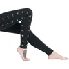 Kvinnors leggings kvinnor mode gotiska lady sidolegins mujer snörning upp mager pannor byxor gym kläd pantalones de mujerwomen's