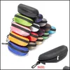 صناديق التعبئة صناديق حماية الشمس الشمسية Oxford Cloth Black Close Glasses Case MTI Optial Drop Droff Office School Business OTMVJ