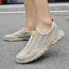 Sandaler Summer Breattable Men vandringsskor mesh utomhus sneakers klättrar sport snabbtorka vatten rinnande strand sandalsandaler