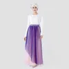 Ethnic Clothing Modest Islamic Muslim Fashion Women Skirt Adult Pleated Elastic Waist Abaya Turkey Ropa Arabe Mujer Long Skirts