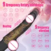Vuxen massager dildo vibratormaskin automatisk teleskop vaginal tryckande massageklitoris stimulering kvinnlig g plats onani