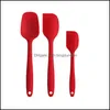 Gâteau Outils Sile Cuisson Spatas Crème Cuisson Résistant À La Chaleur Cuisine Fournitures Drop Delivery Maison Jardin Salle À Manger Bar Ustensiles De Cuisson Otuv8