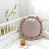 Pillow Modern Minimalist Knitted Sun Flower Thickened Homestay Sofa Living Room Bedside Lumbar Support