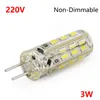 10pcs/lot G4 LED Lamp Mini Dimmable 220V 3W 6W LEDs Bulb Chandelier Light Super Bright COB Silicone Bulbs Ampoule G9