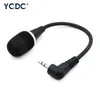 Microphones Portable Mini 3.5mm Jack Flexible 17cm Microphone Mic For Mobile Phone / PC Laptop Notebook Condenser Audio Microfone