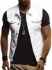 Men's Jackets Men's Casual Washed Ripped Sleeveless Denim Jacket