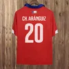 Retro Chile 9 Zamorano 11 Salassoccer Jersey 1996 1997 1998 Home Red Football Shirt Vintage Classic Antique Collection 96 97 98 Calcio 2014 Long Short Sleeve