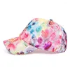 Ball Caps Women Fashion Vintage verstelbare sport Floral Printed Baseball Summer Snapback Hip-Hop Sun Hats Sunbonnet Accessoires