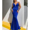 Abiti casual 2023 Sexy Slim Slip con scollo a V Backless Evening Party Prom Elegante Robe De Celebrity Rituale quotidiano Vestido Estilo Sirena