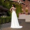 Casual jurken Aankomst Mermaid Wedding 2023 Lace Elegant Robe de Soire Mariage bruidsmeisjes borduurg jurk Vestidos noiva