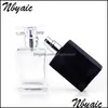 Bottiglie di imballaggio 30 ml di vetro per spray atomizzatore portatile vuoto ricaricabile trasparente nero contenitore cosmetico da viaggio parfum 2137 V2 Drop De Dhtm2