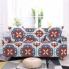 Chair Covers Geometric Floral Print Sofa Cover For Living Room Anti-dirty Stretch 3 Seater Protector Home El Decoration