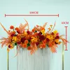 Decoratieve bloemen 10 stks/Lot Artificial Silk Rose Flower Row 5d Runner Arch bril Wedding Stage Outdoor Huisbenodigdheden Huisdecoratie