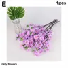 Fleurs décoratives 10 pièces fleur artificielle cerisier printemps fleur de prunier branche de pêche 45-65 cm bourgeon d'arbre en soie pour la décoration de fête de mariage