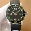 Herenhorloge Japan 8215 Automatisch Uurwerk Saffierglas Lichtgevende keramische Bezel Horloges Stalen band Horloges 41mm