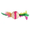 Cat Toys 20 PCS Pet Set diverse Teaser Cats tränar Wand Toy Mouse Sisal Ball för 2023