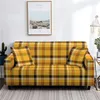 Chair Covers 1/2/3/4 Seater Plaid Sofa Cover Dust-proof Stretch Slipcover For Living Room L Shape Protector Anti-fouling Home Decor