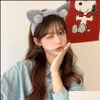 Party Favor Coréen Net Rouge Oreilles De Chat Mignon Bandeau Femme Visage Lavage Épingle À Cheveux En Peluche Simple Kawaii Fille Coeur Bandeau Drop Delivery Hom Otnhl