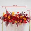 Decorative Flowers 10pcs/Lot Artificial Silk Rose Flower Row 5D Runner Arch Glasses Wedding Stage Outdoor Home Supplies House Decor