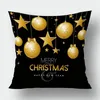 Pillow ! Black Christmas Nordic Fresh Simple Pillowcase Car Cover Sofa Case