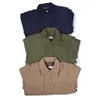 Men's Jackets Winter Men Cotton Woolen Fleece Thicken Warm Cargo Casual Loose Simple Harajuku Classic Zipper Lapel Coats