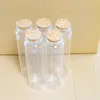 Storage Bottles 6 PC 47 180mm 240ml Cork Stopper Glass Spicy Jar 200cc Bottle Food Containers Large Spice Candy Jars Vials