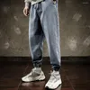 Pantaloni da uomo Chic Hip Hop Lunghezza caviglia Uomo Elastico in vita Maschile Harem Jogging Versatile
